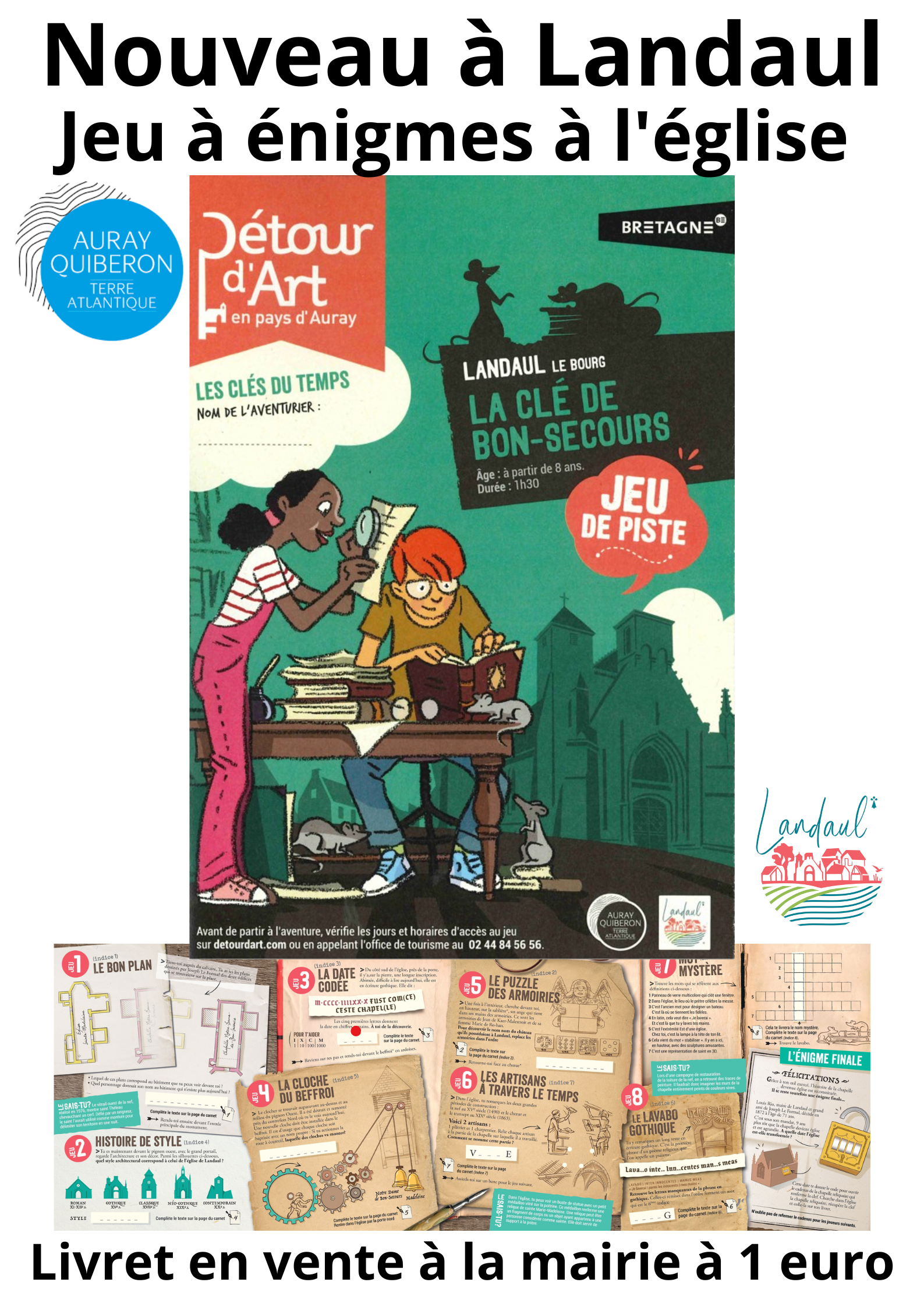 Image for Jeu à énigmes « la clé de Bon-Secours »