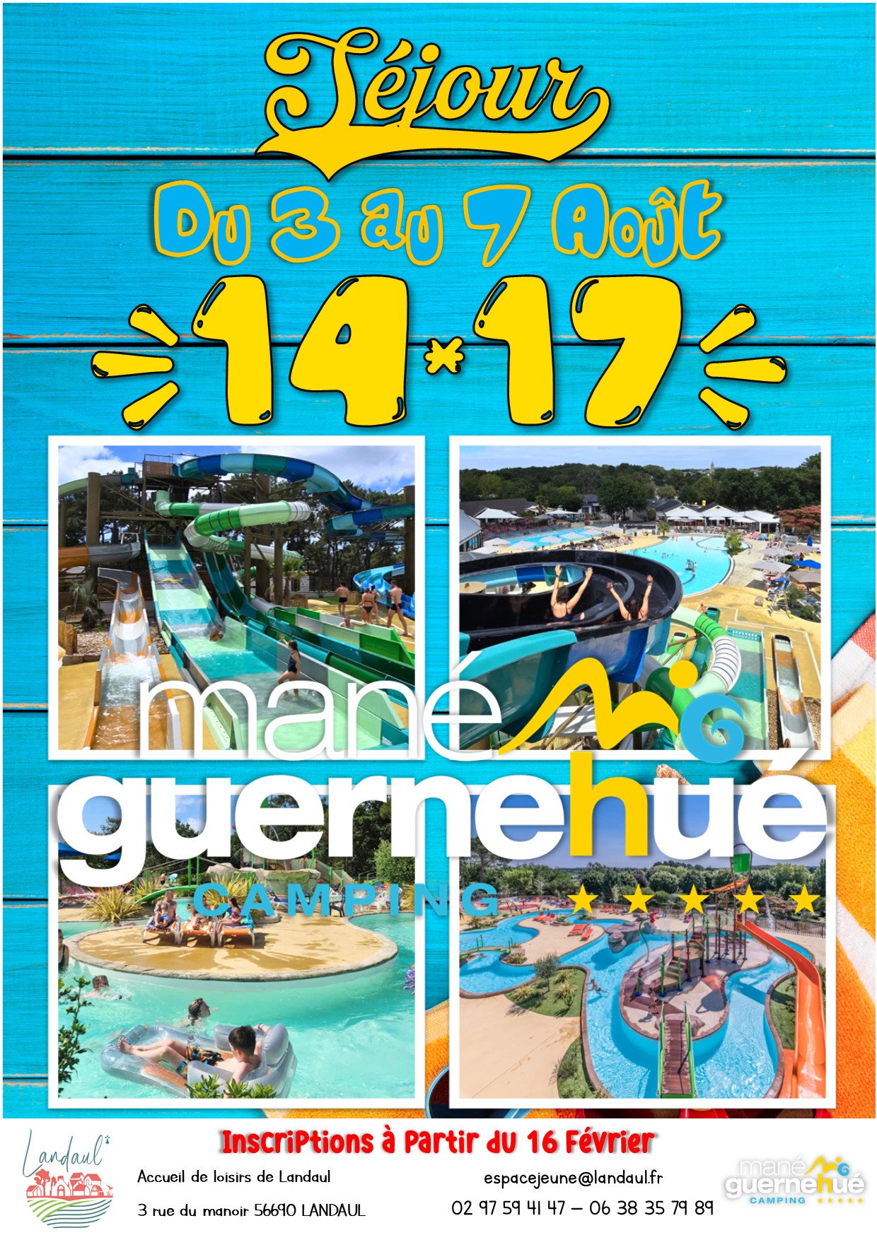 Image for Séjour du 3 au 7 août 2026 pour les 14/17 ans